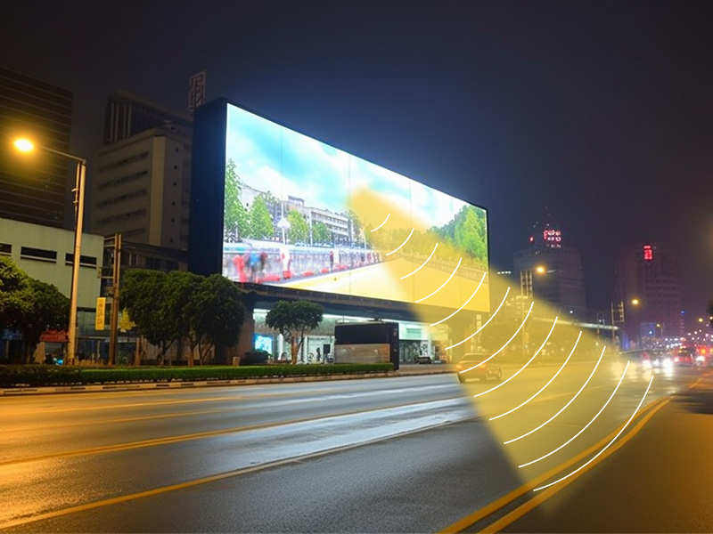 數(shù)字標(biāo)牌、廣告機(jī)、LED廣告屏等場景使用定向音箱