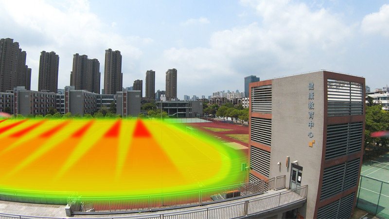 清聽聲學靜音操場系統,定向發聲不擾民